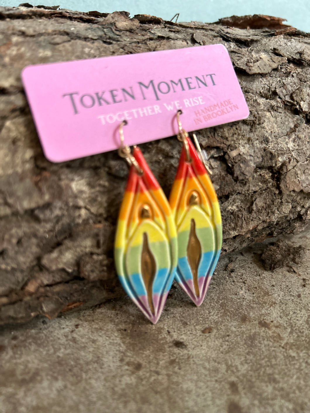 Yoni Ceramic Earrings by Token Moments