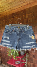 Load and play video in Gallery viewer, Vintage Lee Denim Shorts
